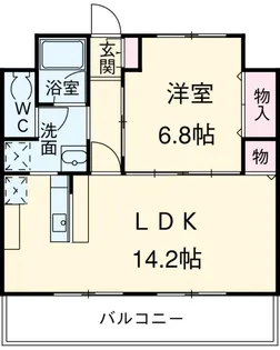 一社マサキビル88【3階】の間取り