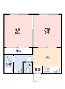 みどりマンション【1階】の間取り