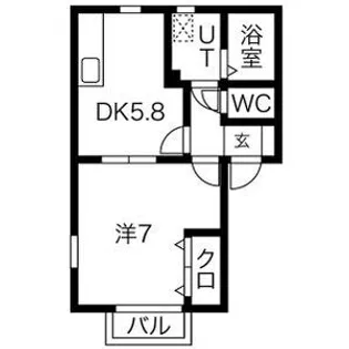 リヴェール【1階】の間取り