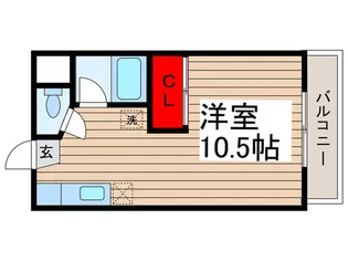 シャトレー行徳【2階】の間取り