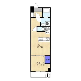 ルミエール・アシハラ【6階】の間取り