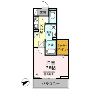 エンペラーB【1階】の間取り