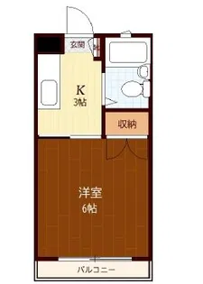 カーサ茜No3【1階】の間取り