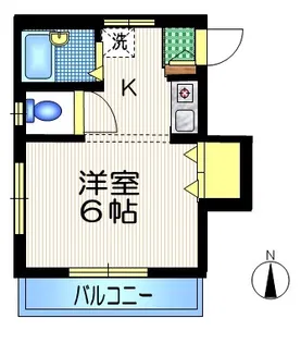 ピアレス船橋【2階】の間取り