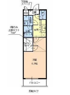 フジパレス浜寺諏訪森サウス【1階】の間取り