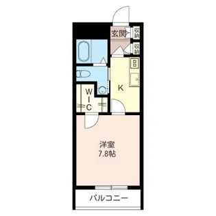 ベレオ弦巻【2階】の間取り