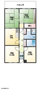 グランレナジア姫路【2階】の間取り