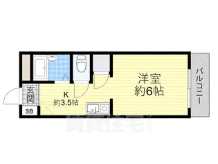 ラ・メゾン【1階】の間取り