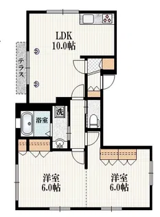 メイプルベル渋谷本町【1階】の間取り