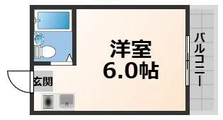 YOUハイム俊徳【3階】の間取り