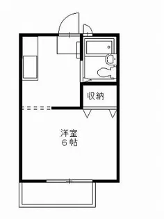 ビーラインホンザワ(区画整理予定・時期未定)【2階】の間取り