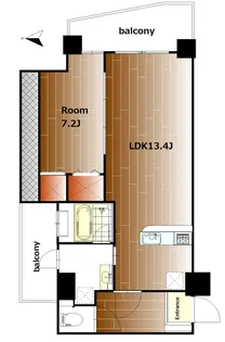 アクアシート.S【6階】の間取り