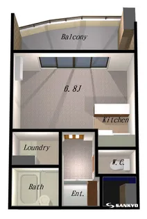 山形県山形市十日町2【マンション】の間取り