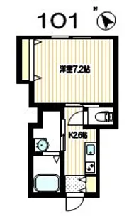 パールガーデン相模大野【1階】の間取り