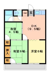 茨城県石岡市宮ケ崎【アパート】の間取り