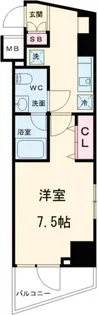 東京都大田区上池台1【マンション】の間取り