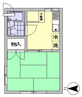コーポAOKI【2階】の間取り