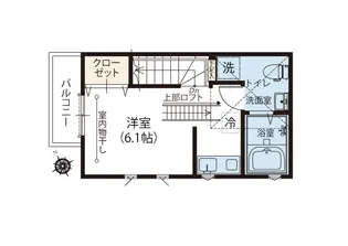 メゾン ド ミリュー【2階】の間取り
