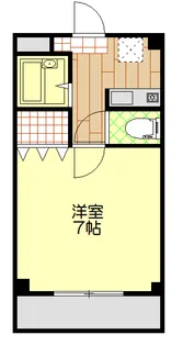 パープルステップB【2階】の間取り