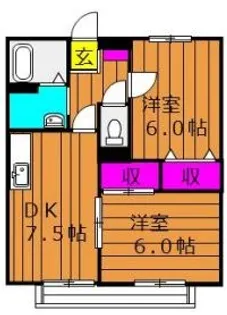 サンライフ玉島 B【1階】の間取り