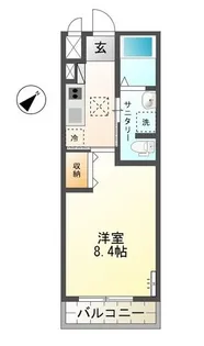 S・ひまわり【1階】の間取り