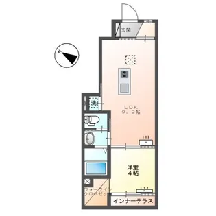 リューベII【1階】の間取り