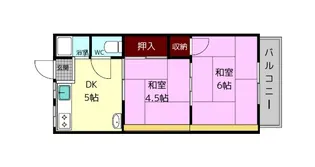 山下ハウス【2階】の間取り