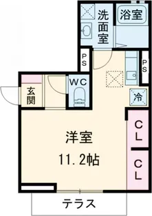 スタブリテラス桑名【2階】の間取り