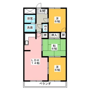 スクエア25【5階】の間取り