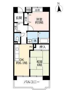 URアーバンラフレ志賀【2階】の間取り