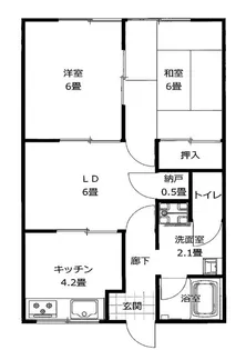 SSコーポ テラ【4階】の間取り
