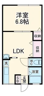 神奈川県横須賀市衣笠栄町1【アパート】の間取り
