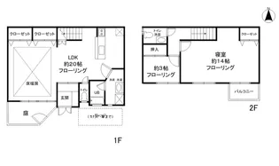 京都府京都市北区小松原北町【一戸建】の間取り