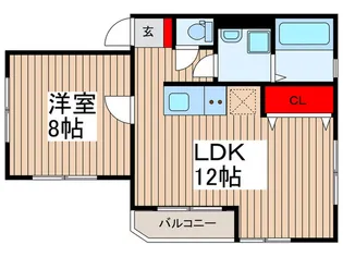 レジ-ナ北大宮【2階】の間取り
