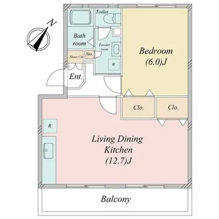 町田コープタウン12号棟【2階】の間取り