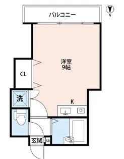 マンションマムリン【3階】の間取り