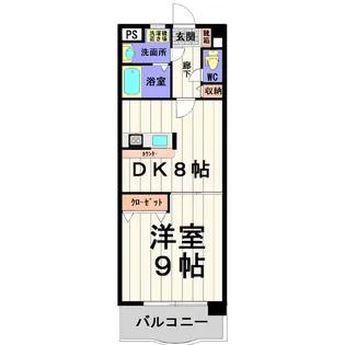 グランドパレスNS-5【2階】の間取り
