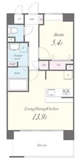 福岡県久留米市中央町【マンション】の間取り