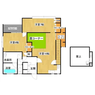 亀戸五丁目アパート【2階】の間取り
