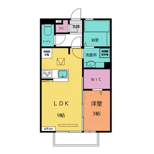 クールハイツII【1階】の間取り