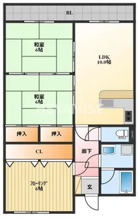 NOVAPORT【6階】の間取り