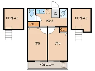 ラーク戸田公園【1階】の間取り