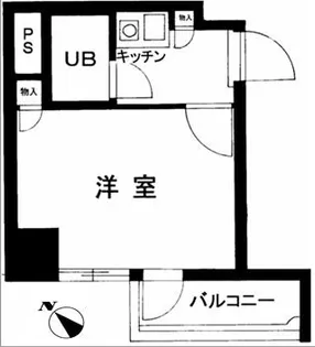 ニューライフ新宿参番館【4階】の間取り