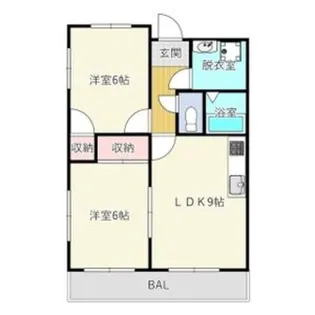 メゾンセレナ【2階】の間取り