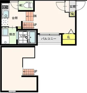 オプティマルコーポ【2階】の間取り