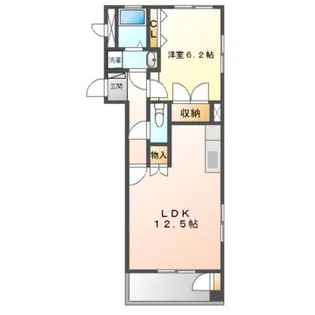 パークサイド若鶴【3階】の間取り