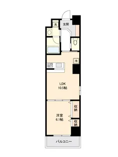 神奈川県川崎市川崎区堀之内町【マンション】の間取り