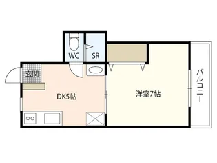 緑樹園コーポ【2階】の間取り
