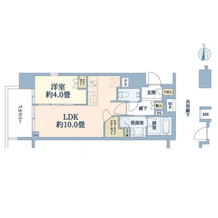 リビオレゾン木場公園【5階】の間取り