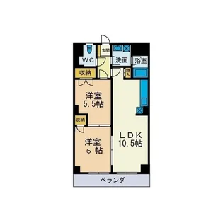 にいやビル【4階】の間取り